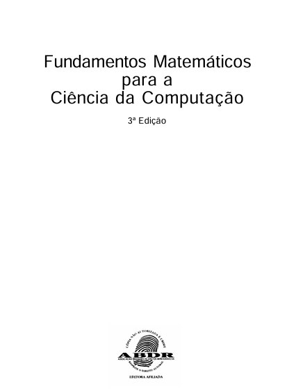 livro Fundamentos Matemáticos
